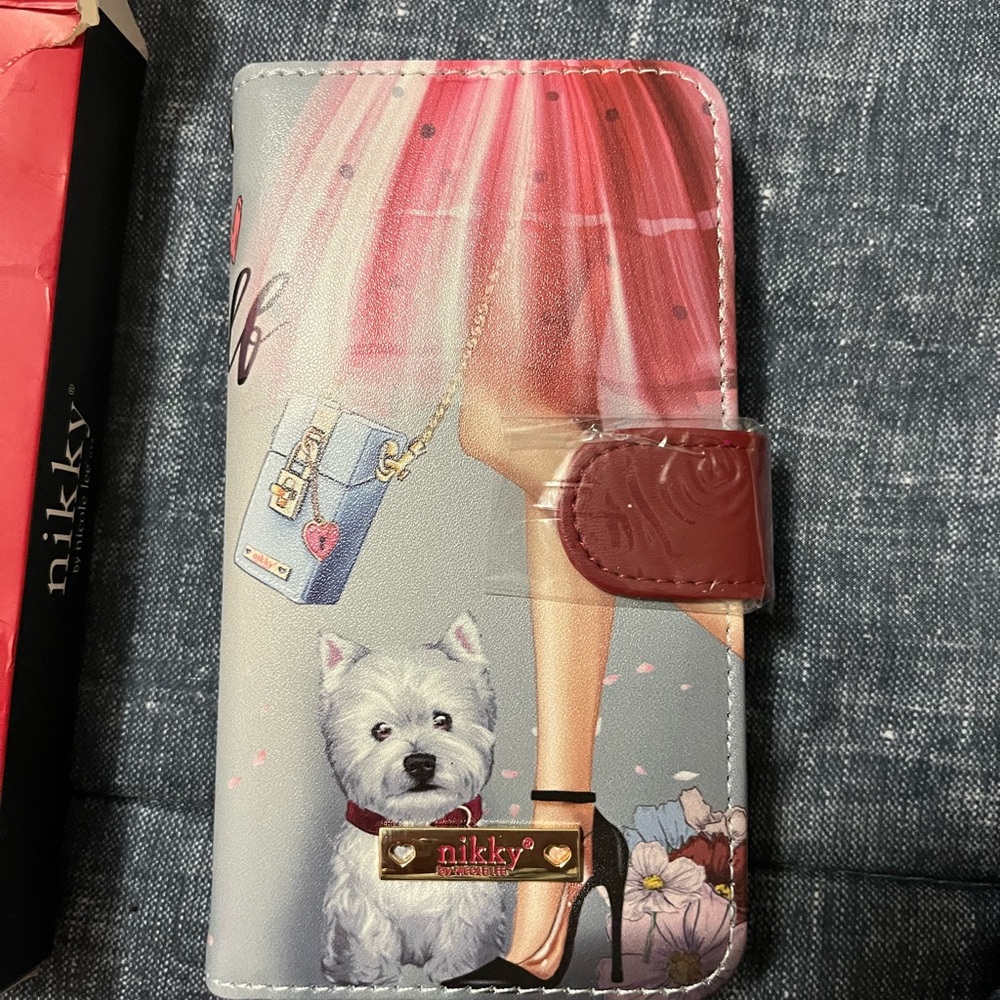 NWT Nicole Lee phone case wallet